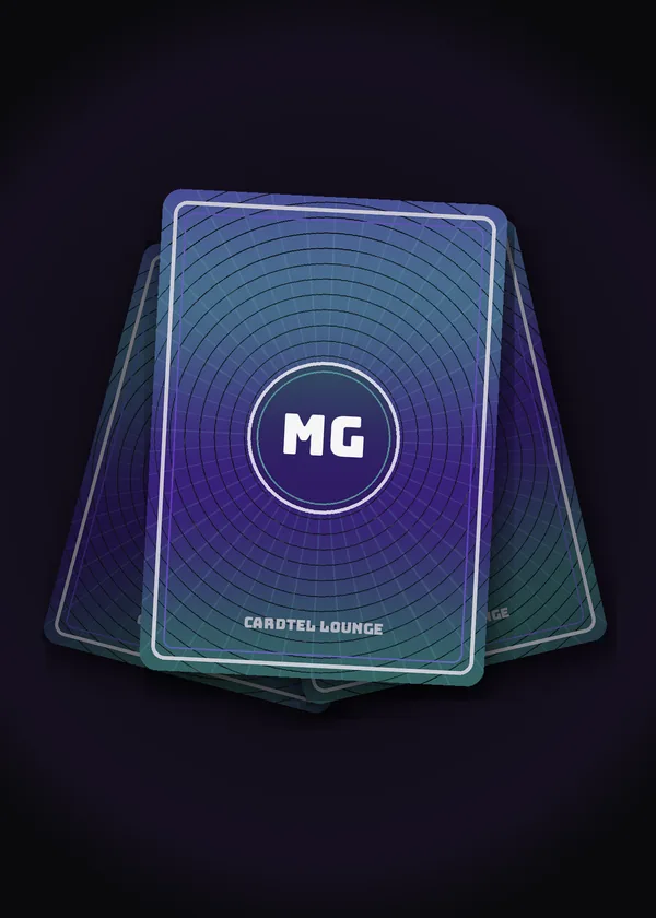Cardtel Lounge card backs representing Magic: The Gathering