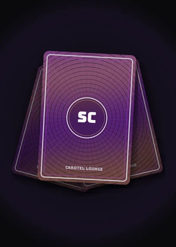 Cardtel Lounge card backs representing Sports cards